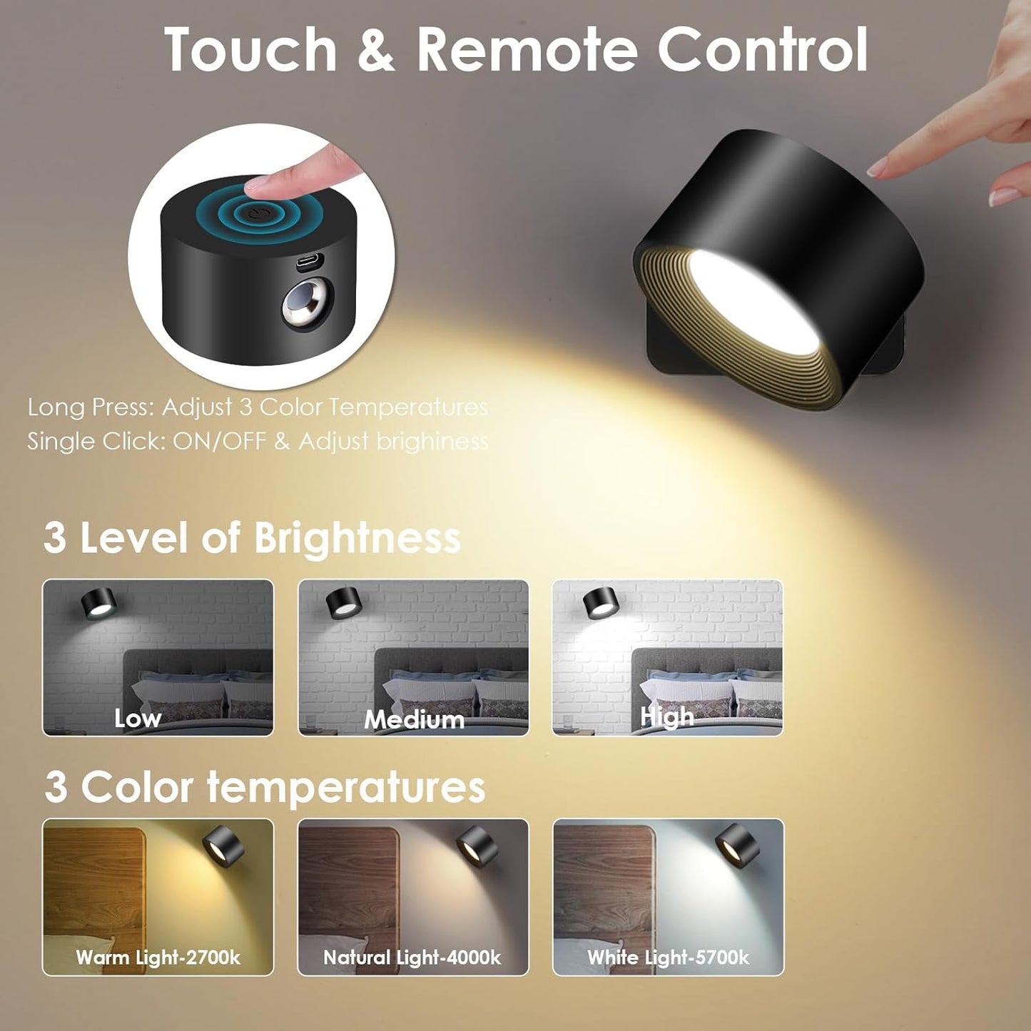 InfinityView™ – Modern Minimalist Wall Lamp